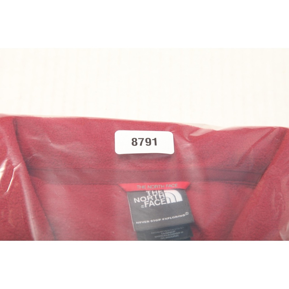 The North Face FlashDry Fleece Pullover Mens Large Red 1/4 Zip Hiking Layer - Picture 14 of 14